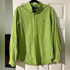 Ralph Lauren 90s vintage classic fit cotton button down size Large EUC